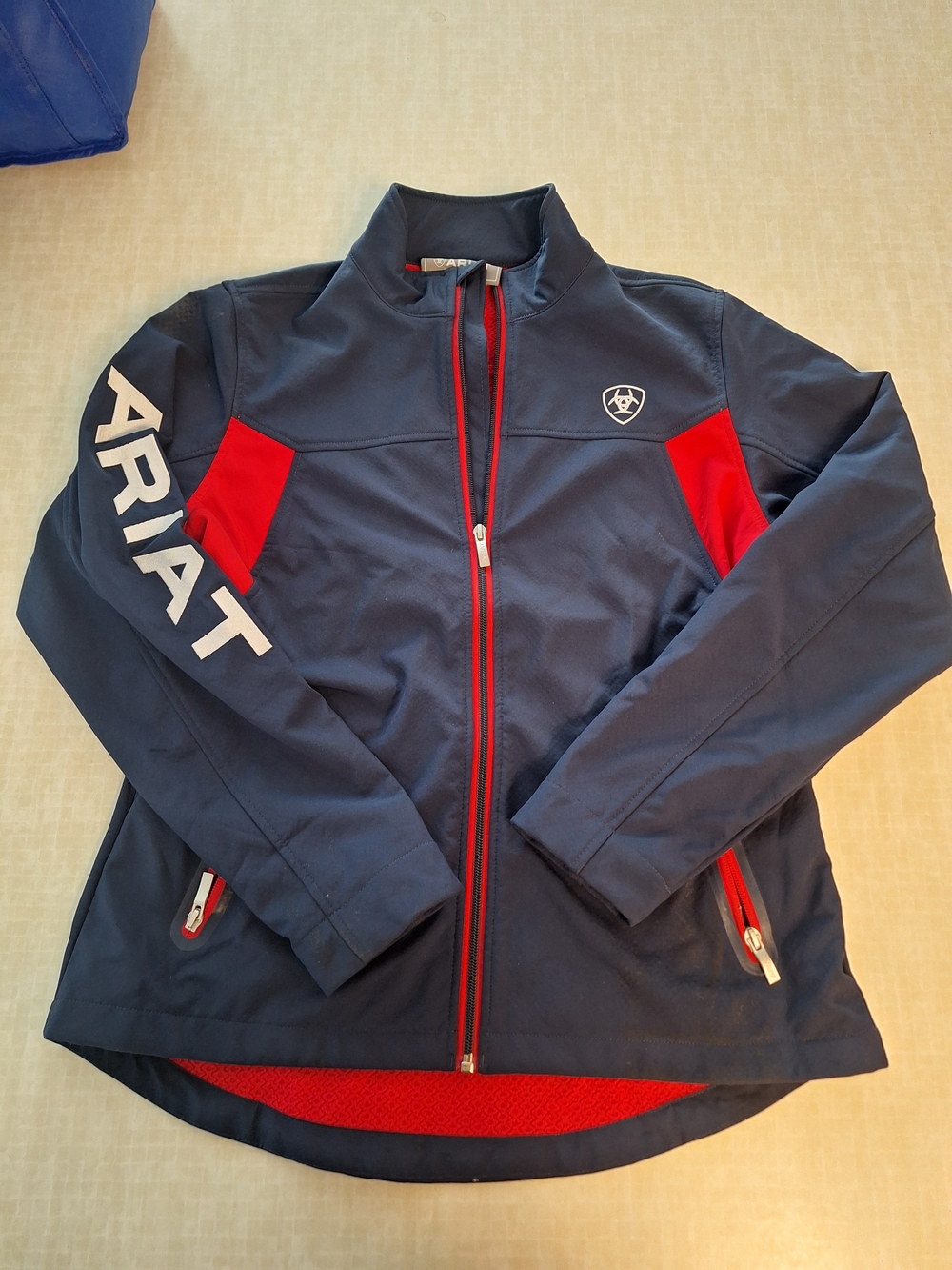 Ariat Women's Navy & Red Softshell Jacket